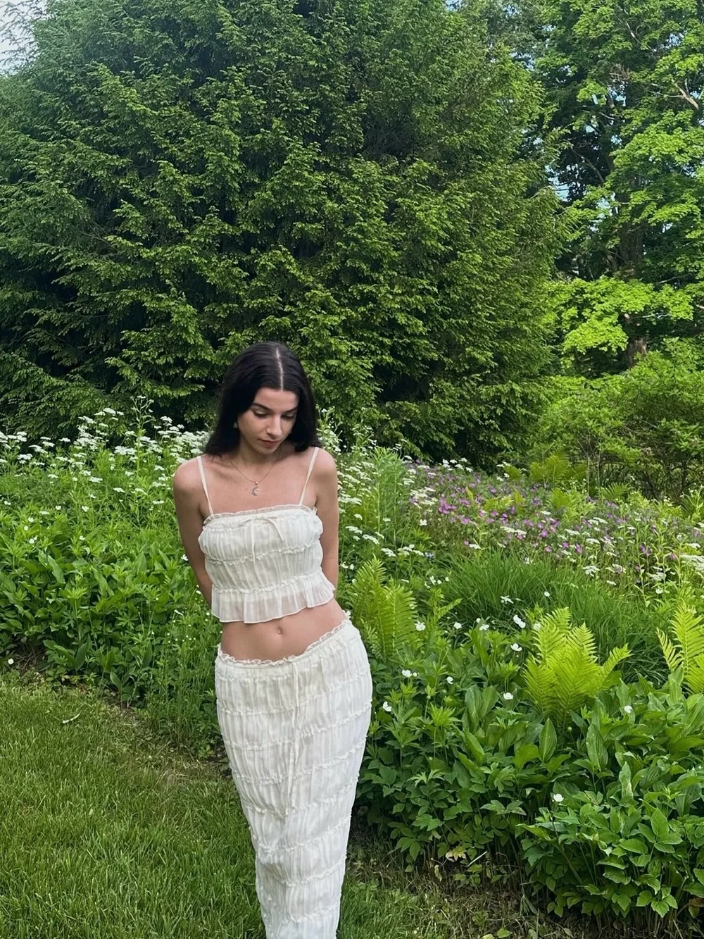 Mint Green Skirt Set